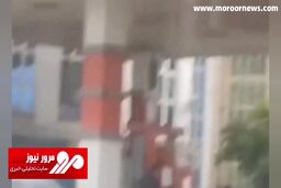 اولین تصاویر از آتش‌سوزی هولناک پراید داخل پمپ بنزین در مشهد + فیلم