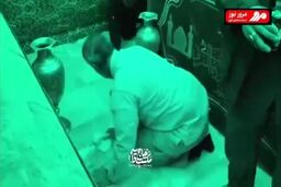آخرین حضور حاج قاسم در حرم امام هادی(ع)