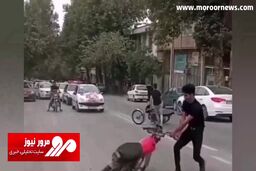 مراسم عجیب موتورسواران شیرازی برای مرگ کسی که عاشق موتورسیکلت بود! + فیلم