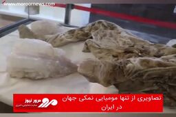 تصاویری از تنها مومیایی نمکی جهان در ایران