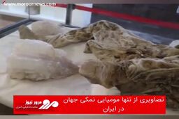 تصاویری از تنها مومیایی نمکی جهان در ایران
