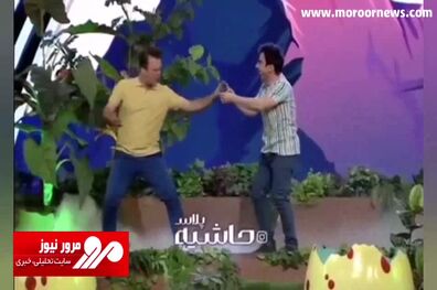 رقص و آواز هندی عمو پورنگ با همراهی حامد آهنگی وسط برنامه! + فیلم