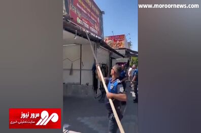حذف جملات عربی از روی تابلوی مغازه‌ها در ترکیه + فیلم