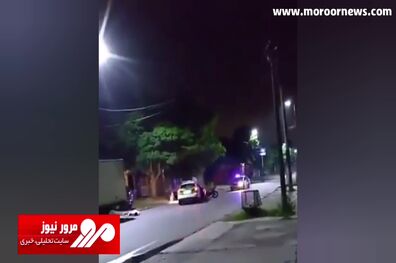 پرش موتور سوار پس از برخورد با ماشین پلیس! + فیلم