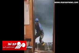 قدرت باورنکردنی باد در قطب جنوب، مقاومت یک زن جوان! + فیلم