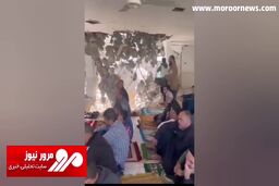 برگزاری نماز جمعه در مسجد تخریب شده در غزه + فیلم
