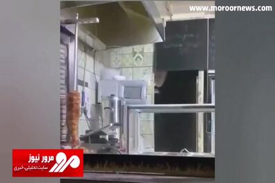 جولان چندش‌آور موش‌ها در یک ساندویچی در مسکو! + فیلم