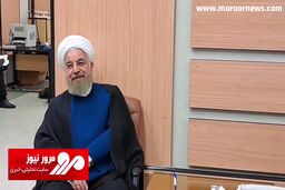 شوخی جالب حسن روحانی با صداوسیما هنگام ثبت‌نام در انتخابات مجلس خبرگان! + فیلم