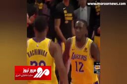 پاس‌ رونالدینیویی لبران جیمز ستاره NBA + فیلم