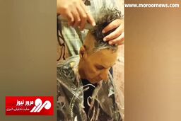لحظه تلخ تراشیدن موهای آرش میراحمدی برای شیمی‌درمانی + فیلم