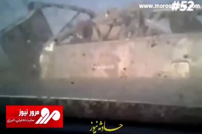 لحظه هولناک سرشاخ شدن خودروی سواری با تریلی در حین سبقت غیرمجاز وسط جاده! + فیلم