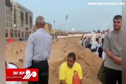 روضه‌خوانی زوار ایرانی در قبرستان بقیع + فیلم