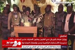 اختیار کشور گابن در دست نظامی‌ها! + فیلم