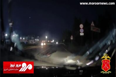 لحظه هولناک سرشاخ شدن یک دوچرخه‌سوار با خودروی سواری در شب + فیلم