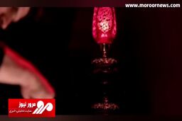 نقاشی شنی با روایت‌گری حاج قاسم در مورد حوادث کربلا + فیلم