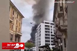 انفجار مهیب یک خودرو در میلان ایتالیا! + فیلم