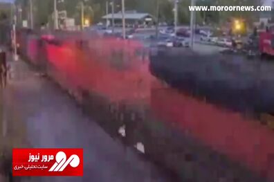 مرگ دردناک جوان حواس پرت در برخورد با قطار! + فیلم