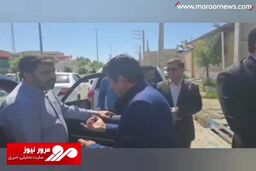 برخورد جالب مسئول دولتی با معترض خوزستانی + فیلم
