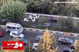 فریاد راننده آمبولانس شاکی بر سر ماشین‌ها در خیابان! + فیلم