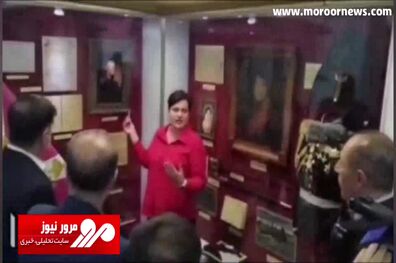 اسکورت پرتعداد و تشریفات جالب استقبال از سردار رادان در مراسم بازدید از موزه گارد روسیه + فیلم