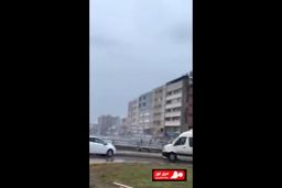 وضعیت یکی از شهرهای ترکیه پس از زلزله