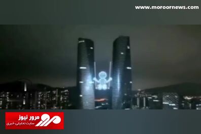 نمایش پهپادها در شنژن چین + فیلم