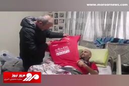 هدیه خاص سرمربی پرسپولیس به پدر کیان پیرفلک! + فیلم