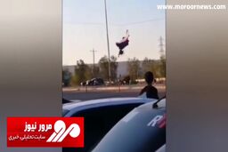 فرود وحشتناک یک پاراگلایدر روی کابل برق فشارقوی + فیلم