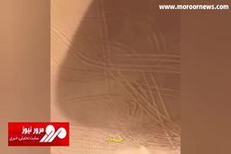 لحظه عجیب چپ کردن خودروی لندکروز پرادو وسط کویر + فیلم