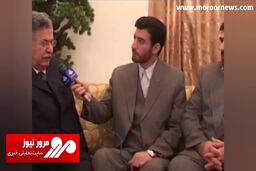 لحظه اعلام خبر دستگیری صدام توسط جلال طالبانی در مصاحبه با صداوسیما + فیلم