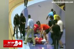 برخورد شدید دوچرخه‌سواران در مسابقات پیست قهرمانی آسیا + فیلم