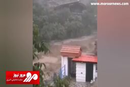 تصاویری جدید از سیل ویرانگر در جاده چالوس! + فیلم