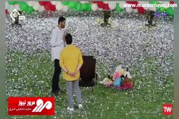 اذان گفتن بازیکن سابق پرسپولیس در ورزشگاه امام رضا(ع) + فیلم