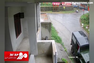 لحظه هولناک شاخ به شاخ شدن عجیب دو اتوبوس با یکدیگر + فیلم