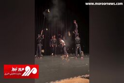 ضربات آکروباتیک هنرمند کره‌ای در حین تمرینات طاقت‌فرسا + فیلم